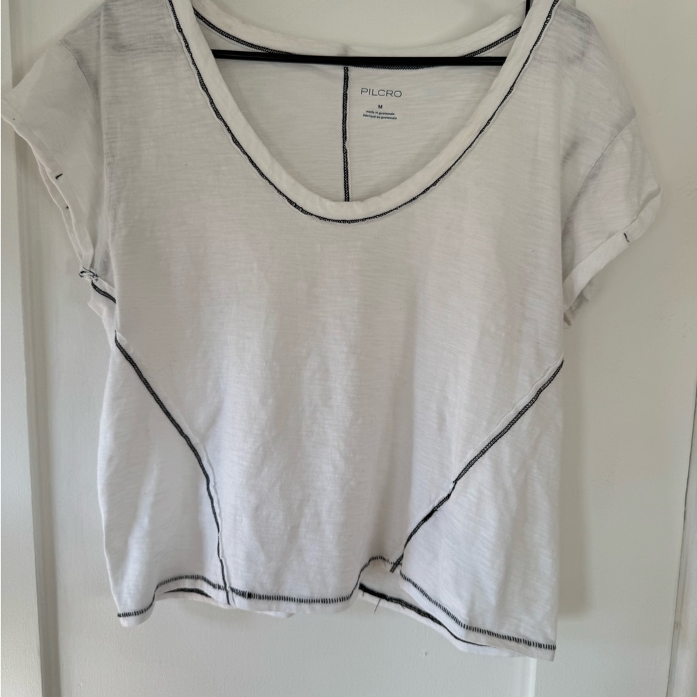 Pilcro Women's White Top, Size M